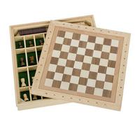 Goki 56953 Chess, Draughts and Nine Men's Morris Game Set, Mixed