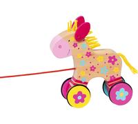 Goki Clahra The Wooden Pull Along Horse | Size: 1 Pack Goki Multicolor 1 Pack