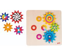 Goki Cogwheel Game 8 Pieces | Size: 1 Pack Goki Multicolor 1 Pack