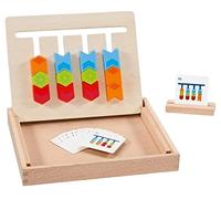 Goki - Color Sorting Board in Wooden Box, Folding Puzzles, Multicolor (58406)