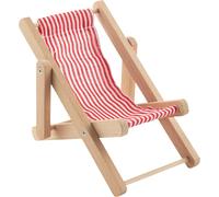 Goki Deck chair for Wooden Dolls | Size: 1 Pack Goki Multicolor 1 Pack