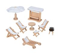 GOKI Dollhouse - Garden Furniture (US IMPORT)