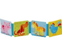 Goki - Fabric Drawing Book with Bell and Sound Sheet Coloring Notebooks, Multicoloured (65252)