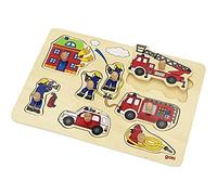 Goki Fire Brigade Lift Out Puzzle