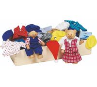 Goki Flexible Puppets - Bear Dress-Up Box, Benna & Bennoh | Size: 1 Pack Goki Multicolor 1 Pack