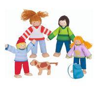 Goki Flexible Puppets - Camping Family