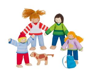 Goki Flexible Puppets - Camping Family