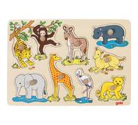 Goki Frican Baby Animals Puzzle 57829a 5 Pieces