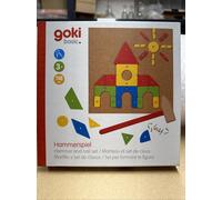 Goki 58578 Hammer and Nail Game, Basic, Mixed,Medium