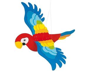 Goki - - Houten Swingfiguur Papegaai - CD - P2222z