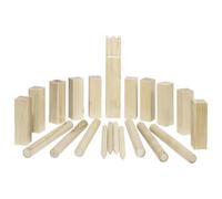 Goki Kubb Viking Chess Game In Cotton Bag - Medium Size