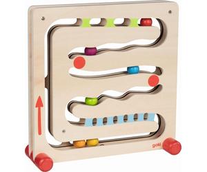 Goki Kugelbahn: 30 x 9,5 x 30 cm, Holz, 6 Kugeln, per StĂzck