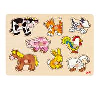 Goki Lift-out Puzzle - Farm Animals VI