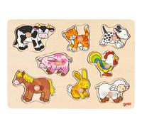 Goki Lift-out Puzzle - Farm Animals Vi