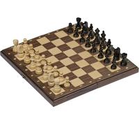 Goki Magnetic Chess Set in a Wooden Hinged Case