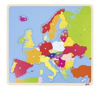 Goki Map of Europe Puzzle Wood Learn Geography Educational Childrens Kids Toy
