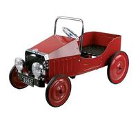 Goki Metal Pedal Car Red 1938 Style Ride-On Vehicle Childrens Kids Outdoor Toy