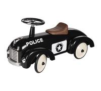 Goki Metal Police Car Pull Along Ride-On Vehicle Childrens Kids Outdoor Toy