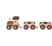 Goki Nature Train Amsterdam 10 blocks in Brown | Size: 1 Pack Goki Brown 1 Pack