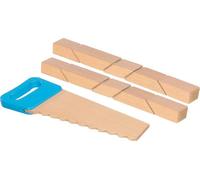 GOKI Piezas de construcción de madera con conexiones de velcro y