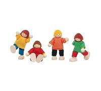 Goki Flexible Puppets Children Playset Dolls Kids Imaginative Toy - 4 Pieces