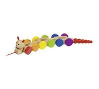 Pull Along Toy Caterpillar Nila Goki Brown 1 Pack