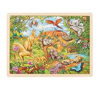 GOKI- Puzzle Australian Animals Puzzle, Color (Multi-Colour) (57441)