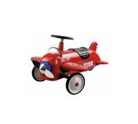Goki Ride-on Metal Aeroplane, red
