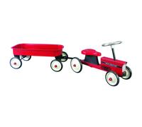 Goki Ride-on-tractor With Trailer - Red