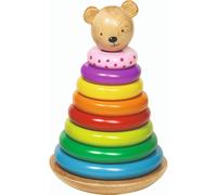 Goki Stacking Tumbling Bear Wooden Balance Game Childrens Kids Motor Skills Toy