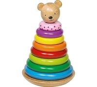 Goki Stacking Tumbling Bear Wooden Balance Game Childrens Kids Motor Skills Toy