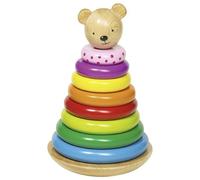 Goki Stacking Tumbling Bear 10 Pieces While Stocks Last | Size: 1 Pack Goki Multicolor 1 Pack