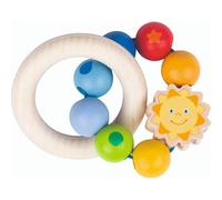 Goki Sun Wooden Grasping Ring Rattle