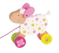 Goki Susibelle The Wooden Pull Along Sheep | Size: 1 Pack Goki Multicolor 1 Pack