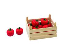 Goki Tomatoes in Vegetable Crate Toy