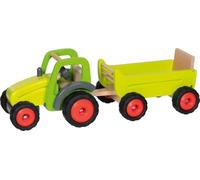Goki - Tractor with Trailer Balls for Babies, Colour (Multicoloured) (55886)