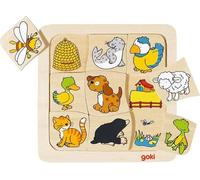 goki 56881 Puzzle, Who Lives Where, Mixed