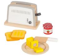 Goki Wood Toaster Playset Kitchen Toy
