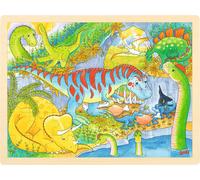 Goki Wooden 48 Piece Dinosaur Jigsaw Puzzle | Size: 1 Pack Goki Multicolor 1 Pack