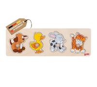 GoKi Wooden Animal Puzzle, 4 Pieces