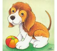 Goki Baby Animals Puzzle Cubes Picture Building Blocks Childrens Learning Toy