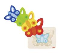 Goki Wooden Butterfly Puzzle Stacking Game