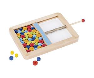 Goki Wooden Childrens Game Toy Disc Mikado Colourful Kids Activity Learning Set