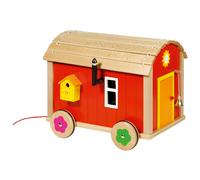 Goki Wooden Dolls Caravan with Accessories