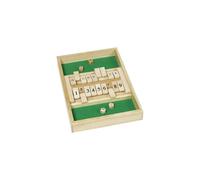 Goki Wooden Double Shut The Box, Brown