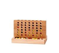 Goki Wooden Four In A Row Table Game For All The Family One Colour