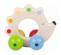 Goki Wooden Hedgehog Grasping Toy Rattle