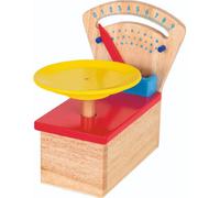 Goki Wooden Kitchen Scales Colourful Make-Believe Childrens Imaginative Toy