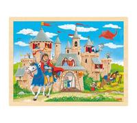 Goki Wooden Knights Castle Puzzle | Size: 1 Pack Goki Multicolor 1 Pack