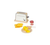 Goki Wooden Toaster, Pretend and Play Role Play Traditional Toaster Set for Children Ages 3+